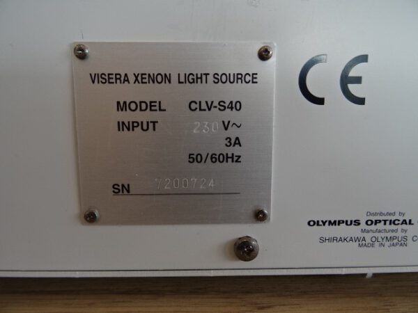 Olympus Visera CLV-S40 Xenon Kaltlichtquelle – Bild 6