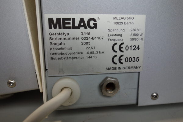 Melag Vacuklav 24-B table Top Sterilisator defekt 2 Stück – Bild 4