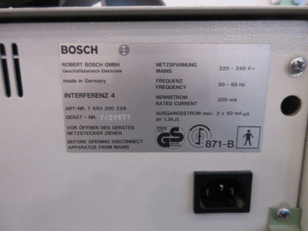 Bosch Reizstromtherapie Vacomed 4 & Interferenz 4 – Bild 7