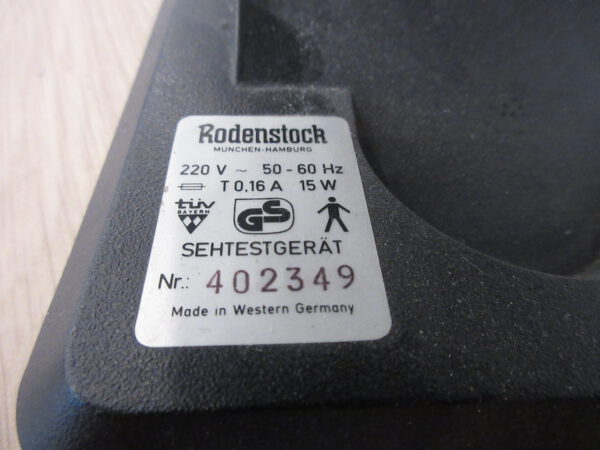 Rodenstock R10 Sehtestgerät mit Sehtestscheibe – Bild 7