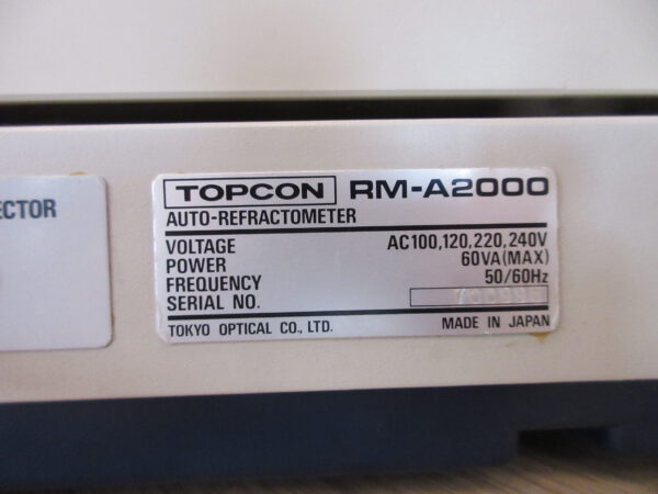 TopCon RM-A2000 Auto-Refraktometer – Bild 4