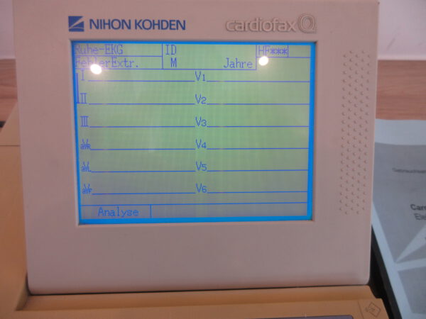 Nihon Kohden Cardiofax Q ECG-9132 G 12-Kanal EKG – Bild 3
