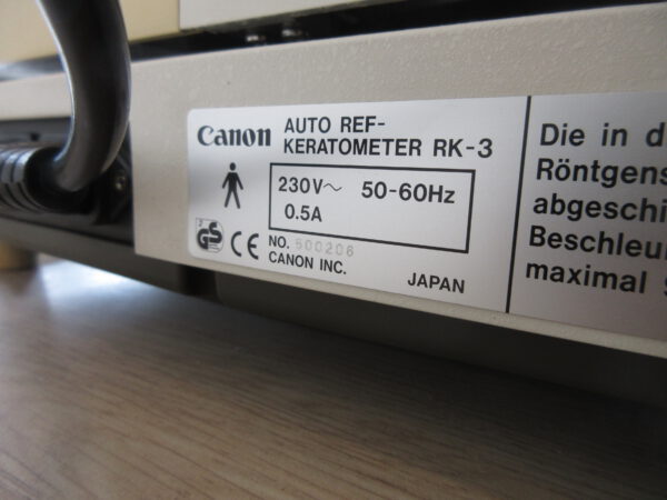 Canon RK-3 Auto Ref - Keratometer Refraktometer – Bild 7