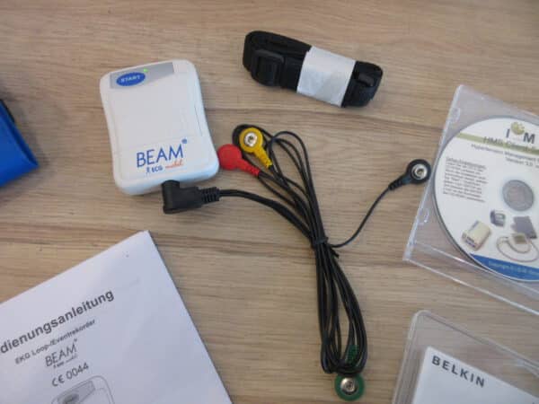 Beam 2-Kanal Langzeit EKG-Rekorder Loop- Eventrekorder – Bild 2