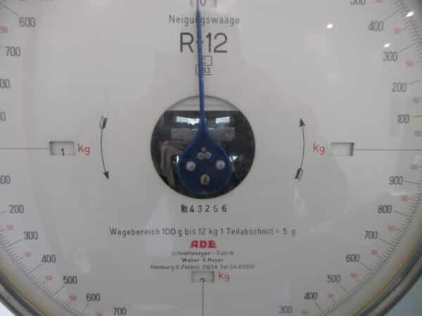 ADE Neigungswaage R-12 Säuglingswaage Edelstahl – Bild 6