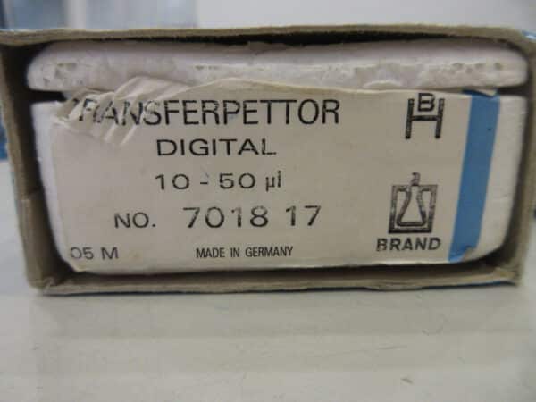 Brand Transferpettor Direktverdränger-Pipette 10-50µl – Bild 3