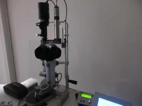 FOX A.R.C. Nd YAG Laser Q-Las & Classic G mit Haag-Streit BQ900 Spaltlampe – Bild 5