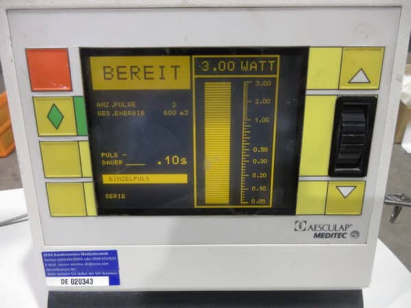 Aesculap Meditec Argus Laser Argon mit Zeiss Spaltlampe 30 SL/M – Bild 5