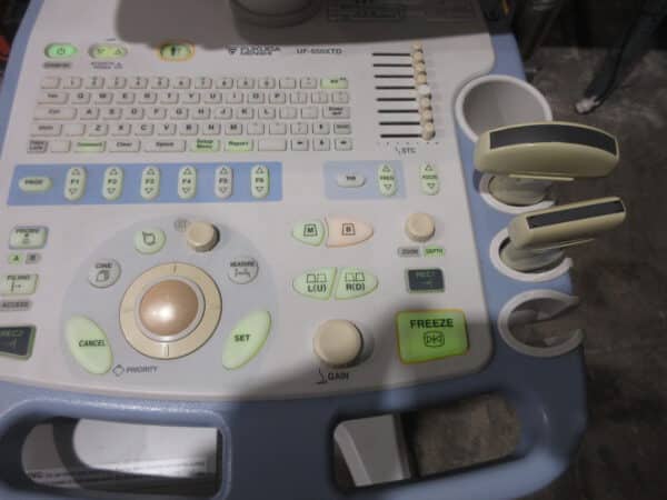 Fukuda Denshi UF-550 XTD Ultraschallgerät mit 2 Sonden und Drucker – Bild 2