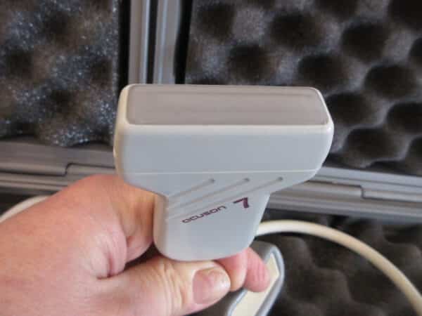 Siemens Acuson Ultraschallsonde L7 needle guide & 4V2c – Bild 5