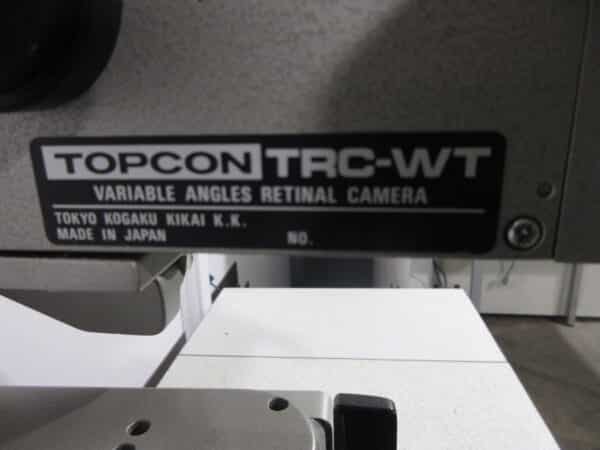 TopCon TRC-WT Funduskamera Variable Angles Retinal Camera – Bild 7