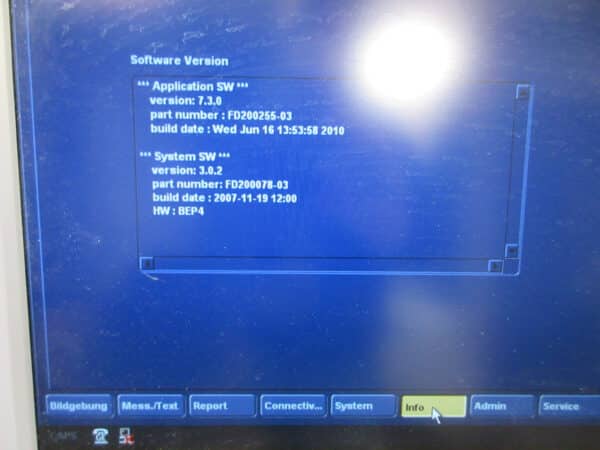 GE Vingmed Vivid 7 Dimension inkl. 4C Abdomensonde & Printer – Bild 11