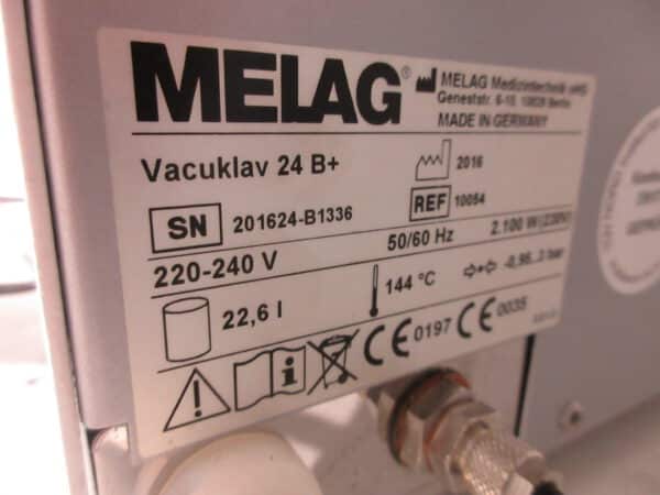 Melag Vacuklav 24B+ Baujahr 2016 1.473 Chargen mit MELAdem 40 – Bild 13