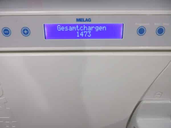 Melag Vacuklav 24B+ Baujahr 2016 1.473 Chargen mit MELAdem 40 – Bild 7