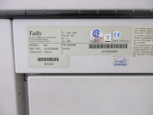 Tally Genicom T6212 Matrix Drucker Nadeldrucker T621 – Bild 9